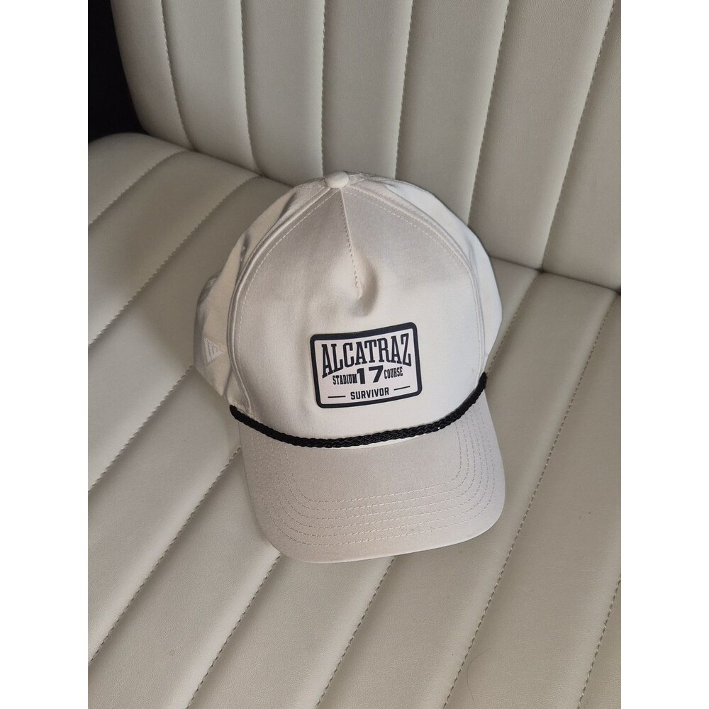 Unbranded Men's Black and Cream Hat